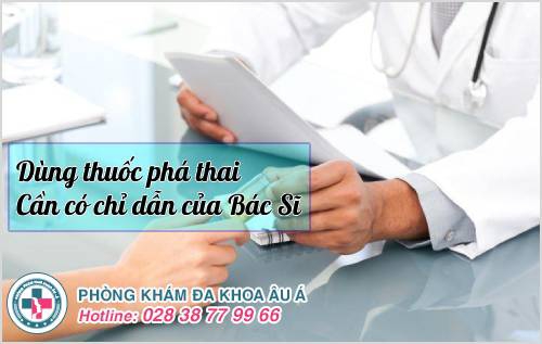 phá thai bằng thuốc